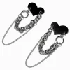Claire's Pendantes-Pendantes 8 cm maillons de chaîne cœur noires