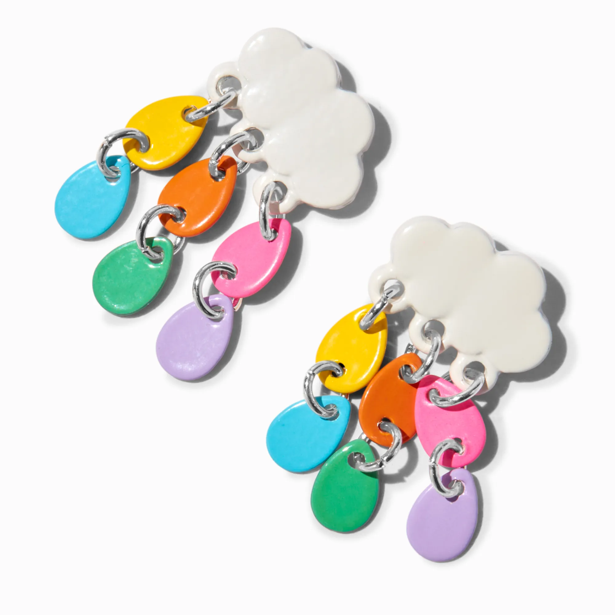 Claire's Pendantes-Pendantes 1,5 cm nuage arc-en-ciel