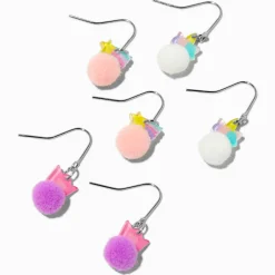 Claire's Pendantes-Pendantes 1,5 cm princesse à pompons - Lot de 3