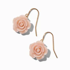 Claire's Pendantes-Pendantes 1,5 cm roses sculptées roses