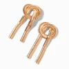 Claire's Pendantes-Pendantes 4 cm serpent nouées couleur dorée