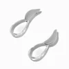 Claire's Pendantes-Pendantes linéaires forme goutte en lucite transparente