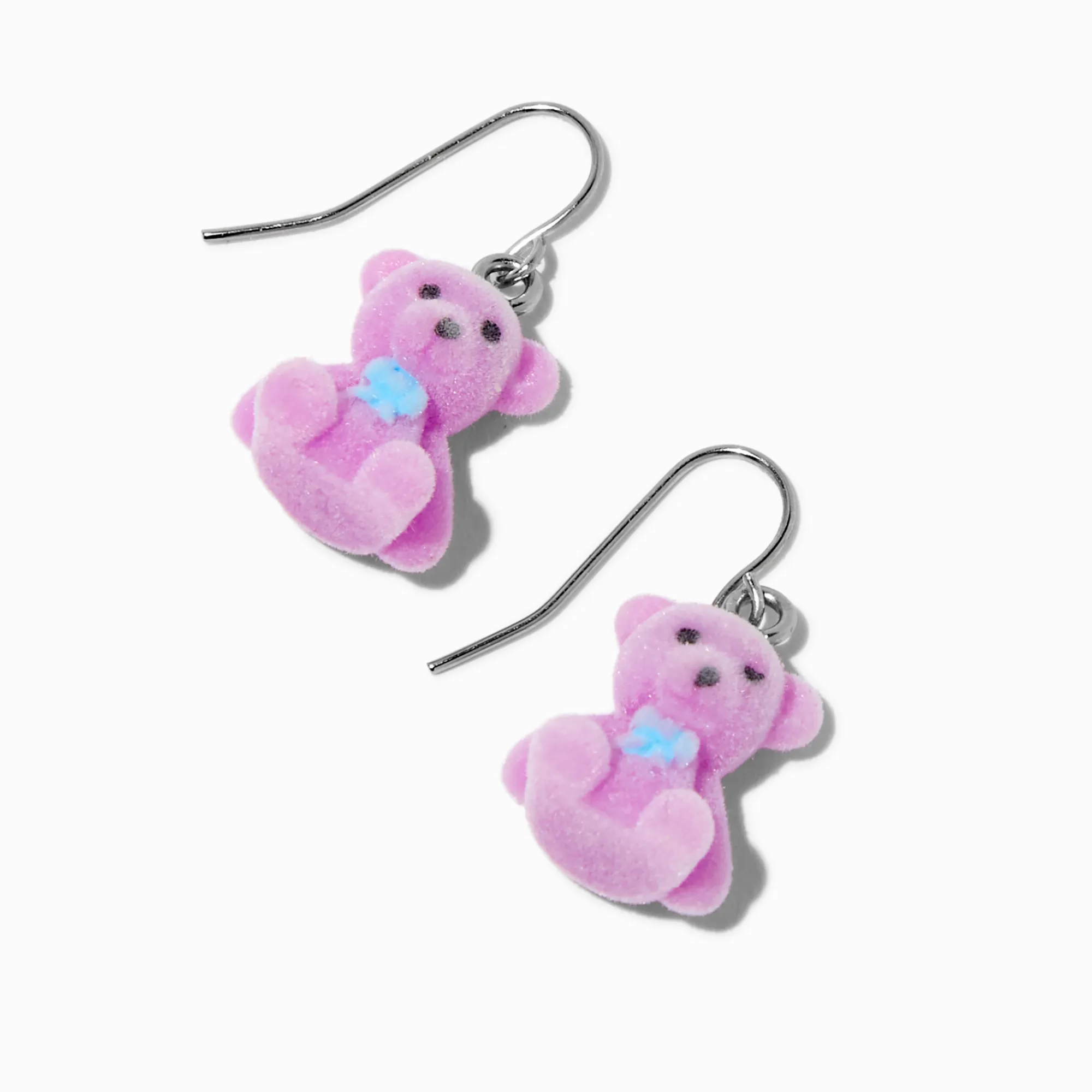 Claire's Pendantes-Pendantes nounours roses duveteuses