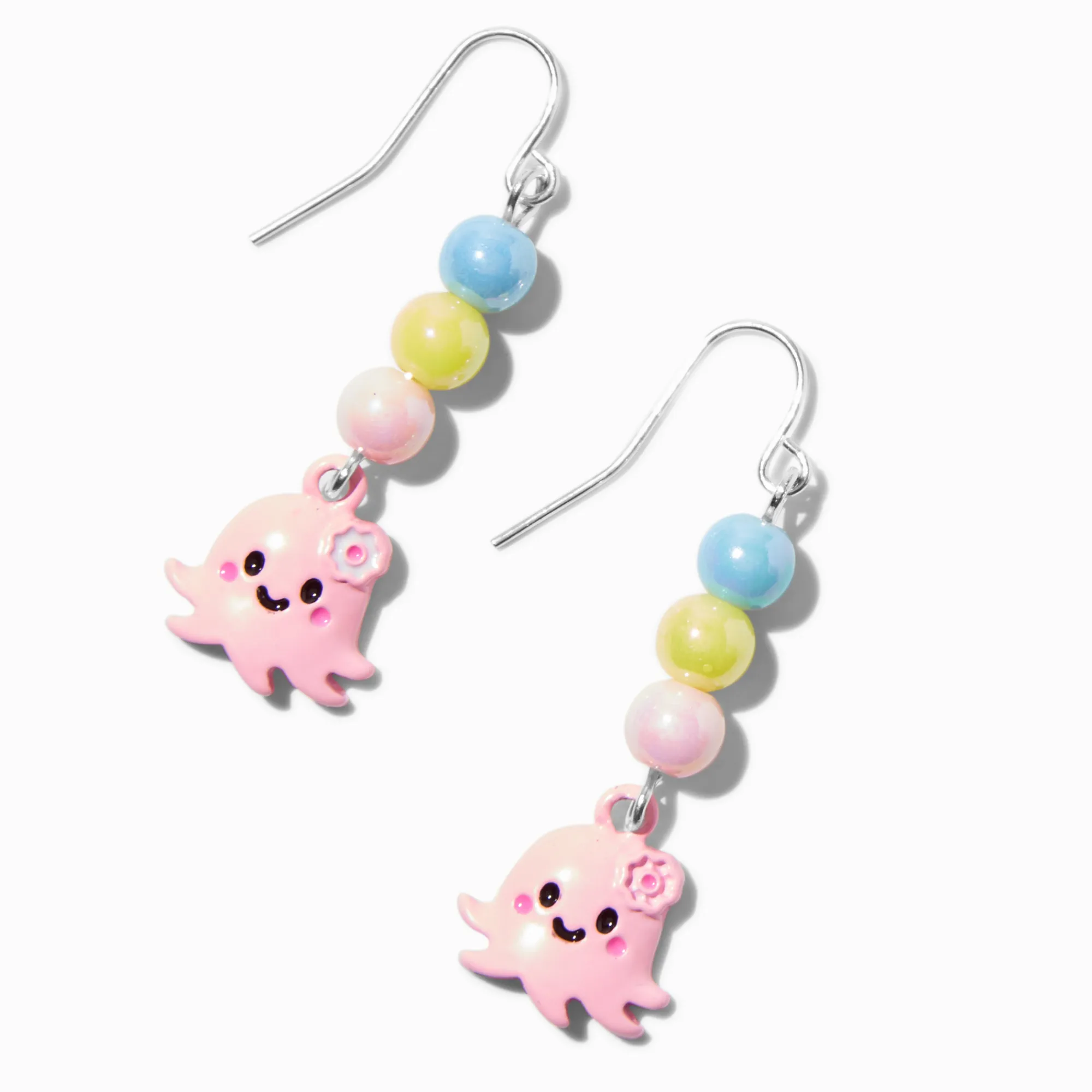 Claire's Pendantes-Pendantes perlées pieuvre roses