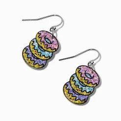 Claire's Pendantes-Pendantes pile de donut acrylique brillantes