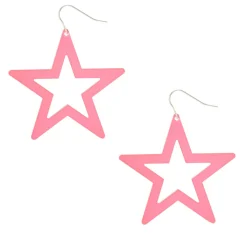 Claire's Pendantes-Pendantes étoile fluo - Rose