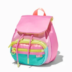 Claire's Sacs À Dos-Petit sac à dos color block rose