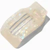 Claire's Barrettes Et Pinces-Pince à cheveux de yoga blanche