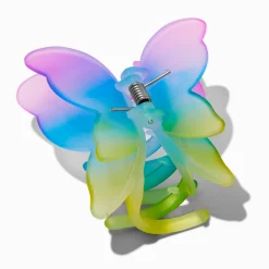 Claire's Barrettes Et Pinces-Pince à cheveux effet givré papillon arc-en-ciel