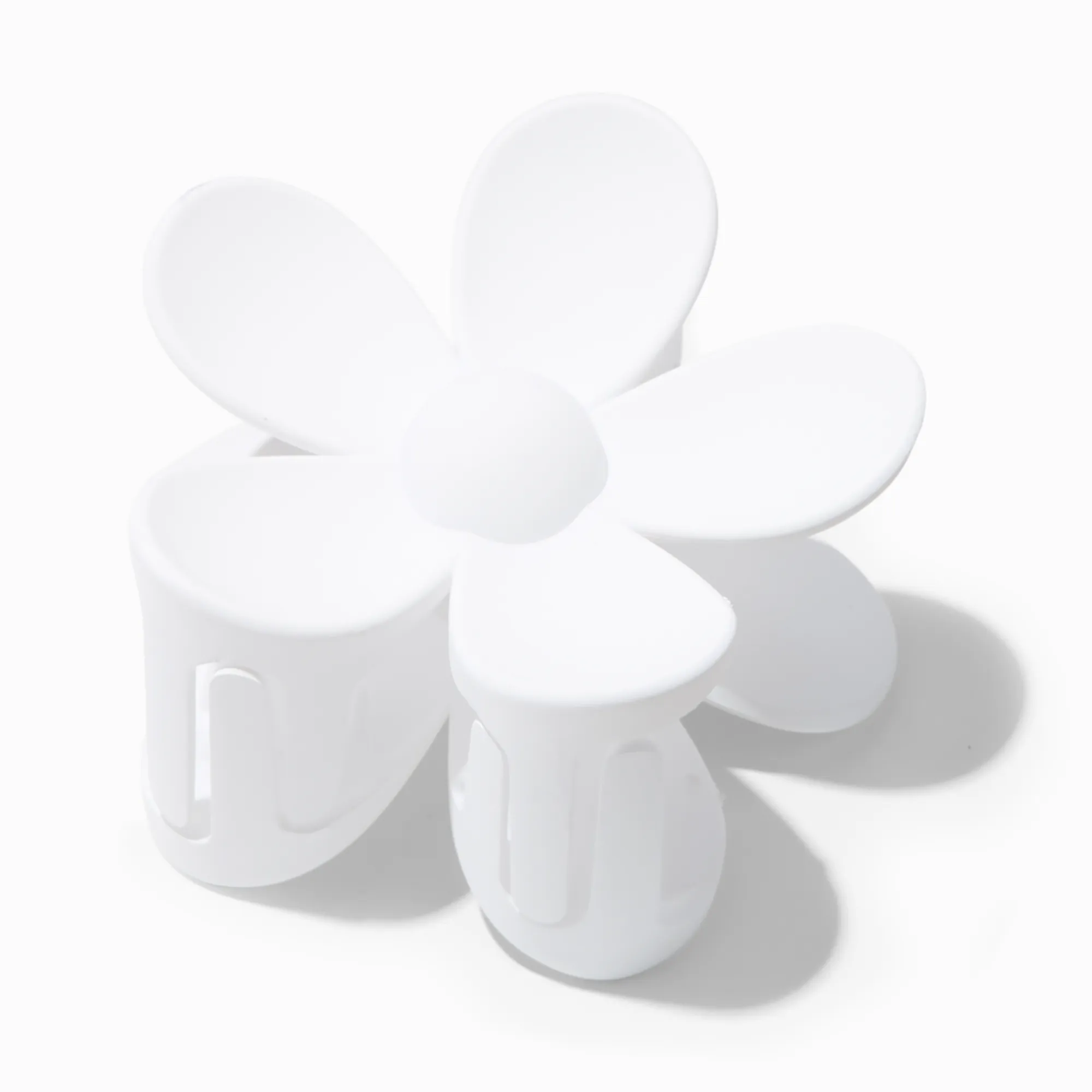 Claire's Barrettes Et Pinces-Pince à cheveux fleur mate - Blanc