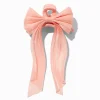 Claire's Barrettes Et Pinces-Pince à cheveux à nœud en organza orange pastel