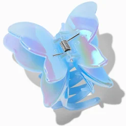 Claire's Barrettes Et Pinces-Pince à cheveux papillon iridescente bleue