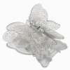 Claire's Barrettes Et Pinces-Pince à cheveux papillon à paillettes couleur argentée