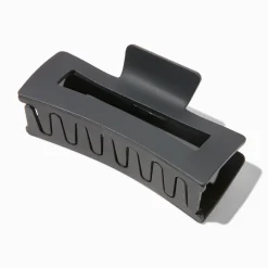 Claire's Barrettes Et Pinces-Pince à cheveux rectangulaire noir mat