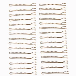 Claire's Barrettes Et Pinces-Épingles plates pour cheveux blonds - Lot de 30