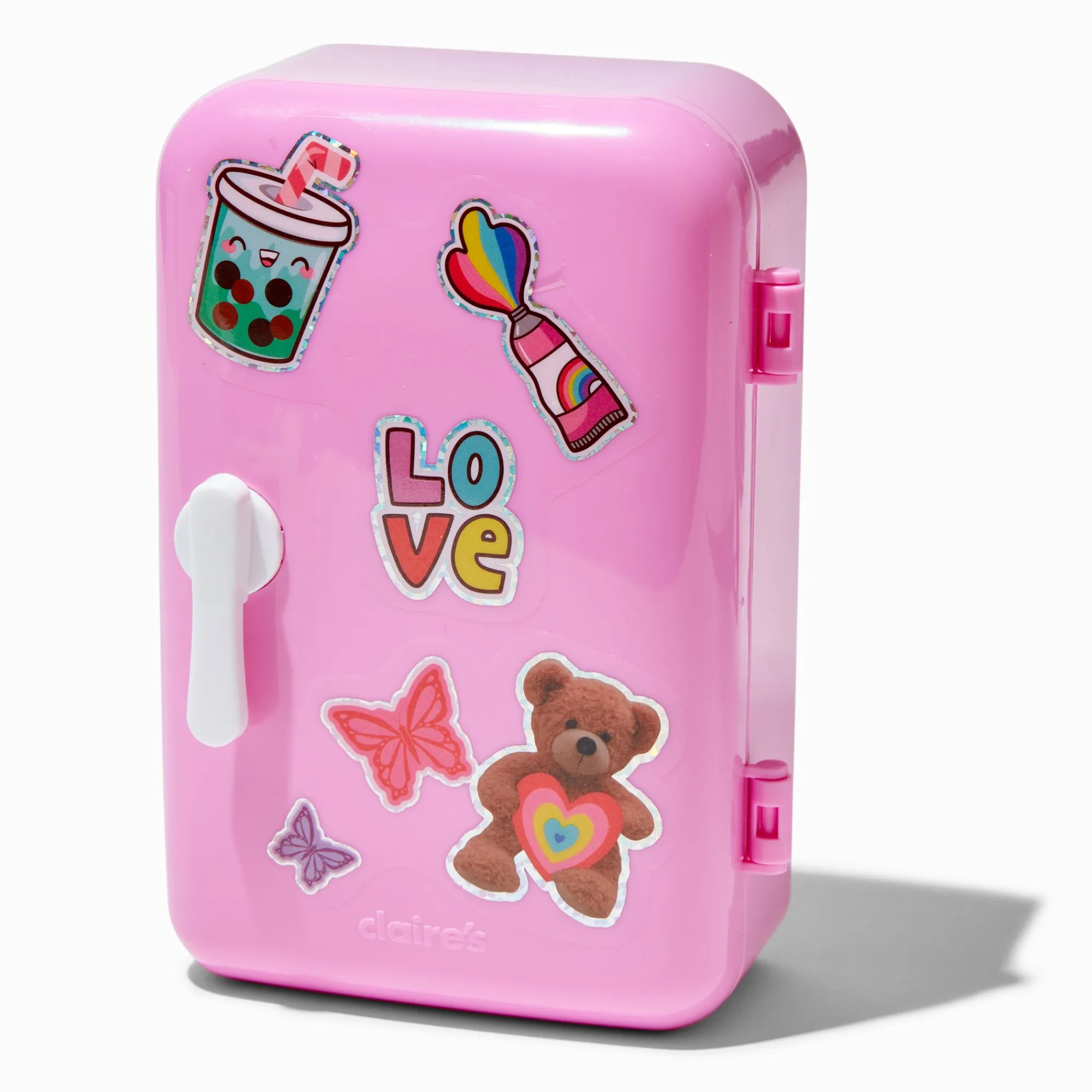Claire's Lèvres-Pink Fridge Sticker & Lip Balm Set - 4 Pack