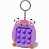 Claire's Jouets Fidget|Porte-clés-Pink Pop Maze Panda & Chick Fidget Toy Keyring