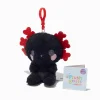 Claire's Cuddle Barn®-#Plush Goals by Cuddle Barn® Claire's Exclusive 3'' Black Axolotl Soft Toy Bag Clip