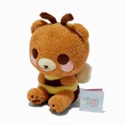 Claire's Cuddle Barn®-#Plush Goals by Cuddle Barn® 10'' Whimsical Wonders Hunny the Sweet Bear-Bee Soft Toy