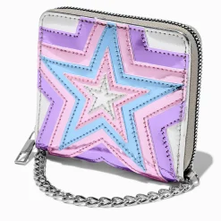 Claire's Portefeuilles-Pochette poignet bouffant étoile rayonnante