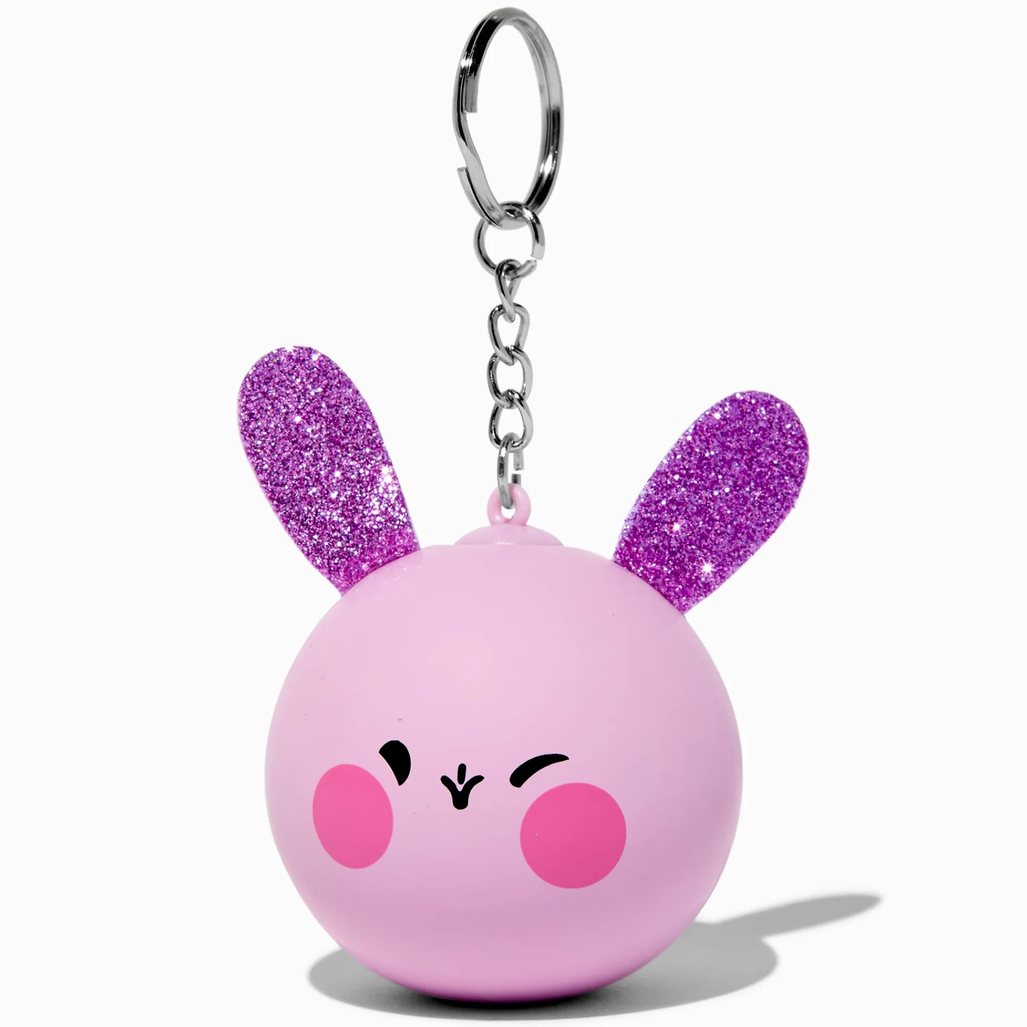Claire's Jouets Fidget|Porte-clés-Porte-clés boule anti-stress lapin rose