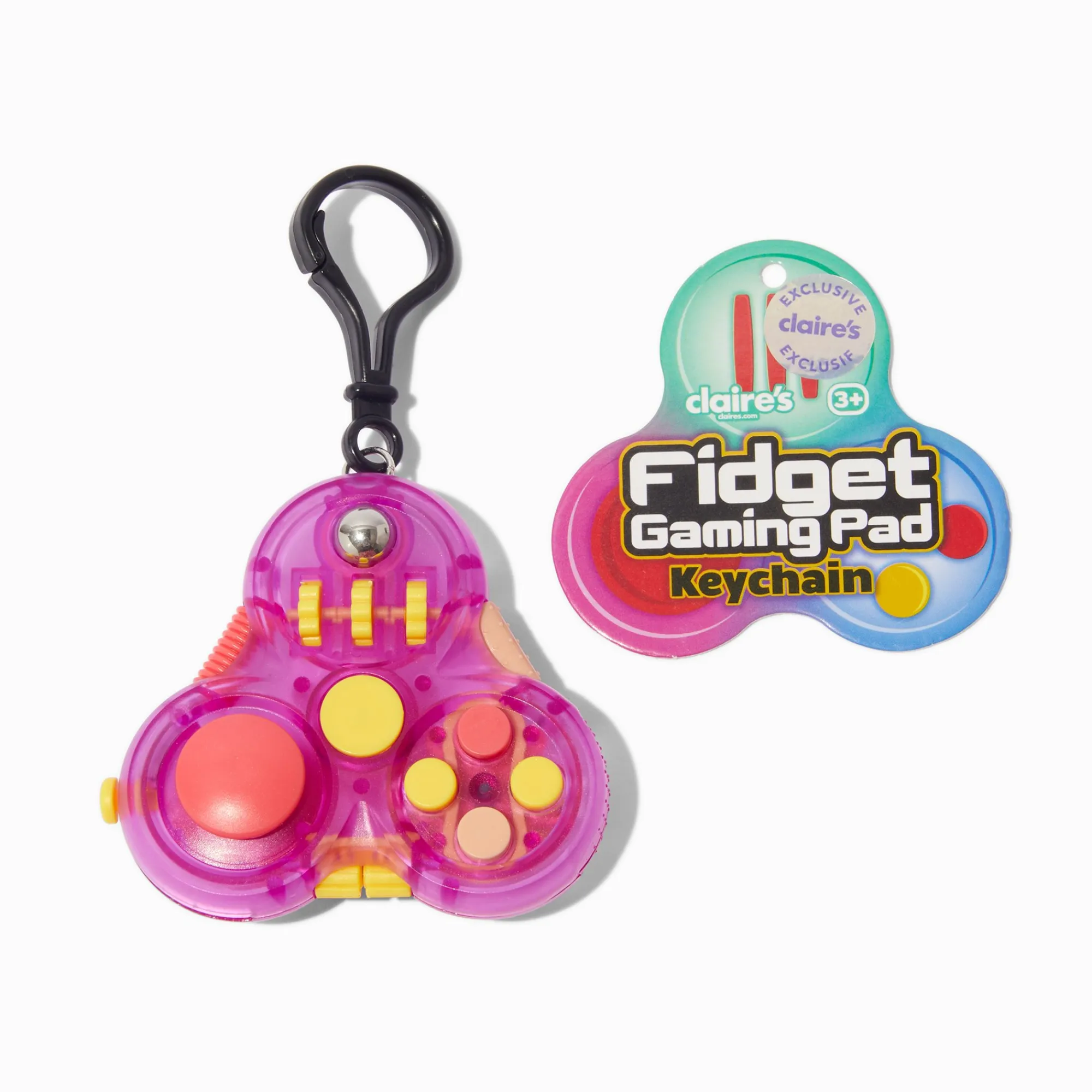 Claire's Jouets Fidget|Porte-clés-Porte-clés fidget en exclusivité chez Claire’s manette de jeu vidéo
