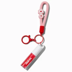 Claire's Lèvres-Porte-clés gloss marguerite rouge