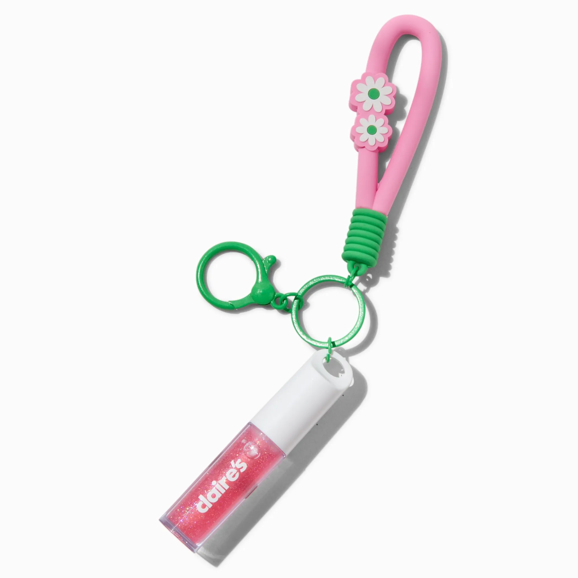 Claire's Lèvres-Porte-clés gloss marguerite rose