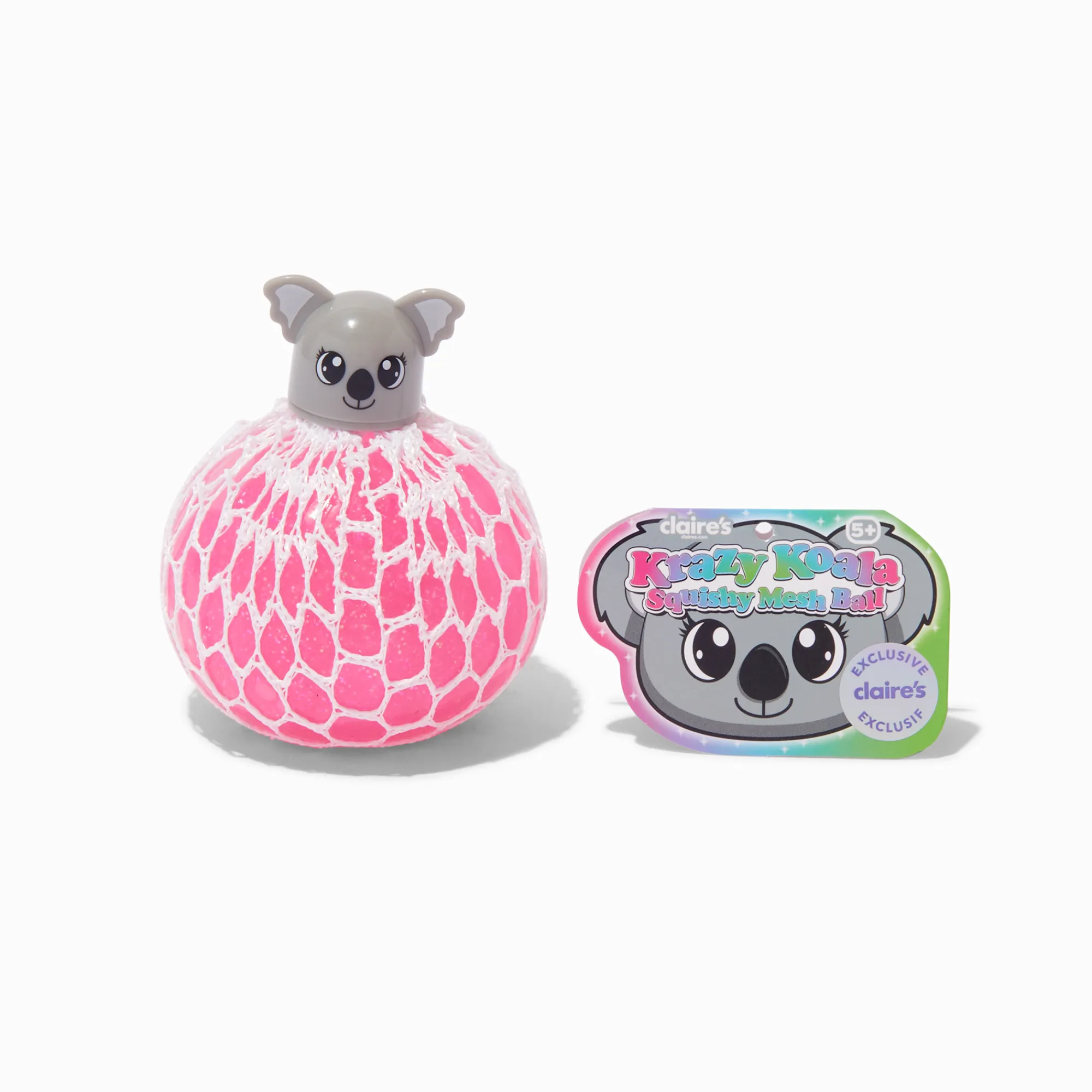 Claire's Jouets Fidget-Porte-clés jouet fidget filet spongieux Krazy Koala en exclusivité chez Claire's - Les modèles peuvent varier