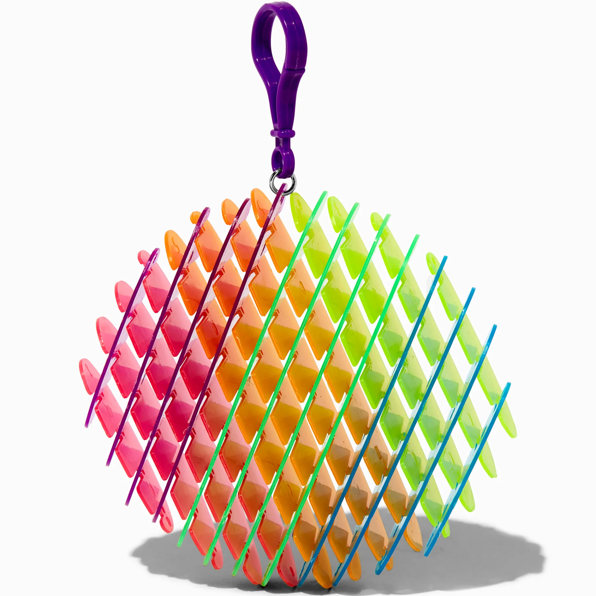 Claire's Jouets Fidget-Porte-clés jouet fidget Orbiflex arc-en-ciel
