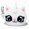 Claire's Porte-monnaies-Porte-clés porte-monnaie en silicone chat-licorne