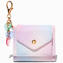 Claire's Portefeuilles-Porte-monnaie dépliant dégradé multicolore