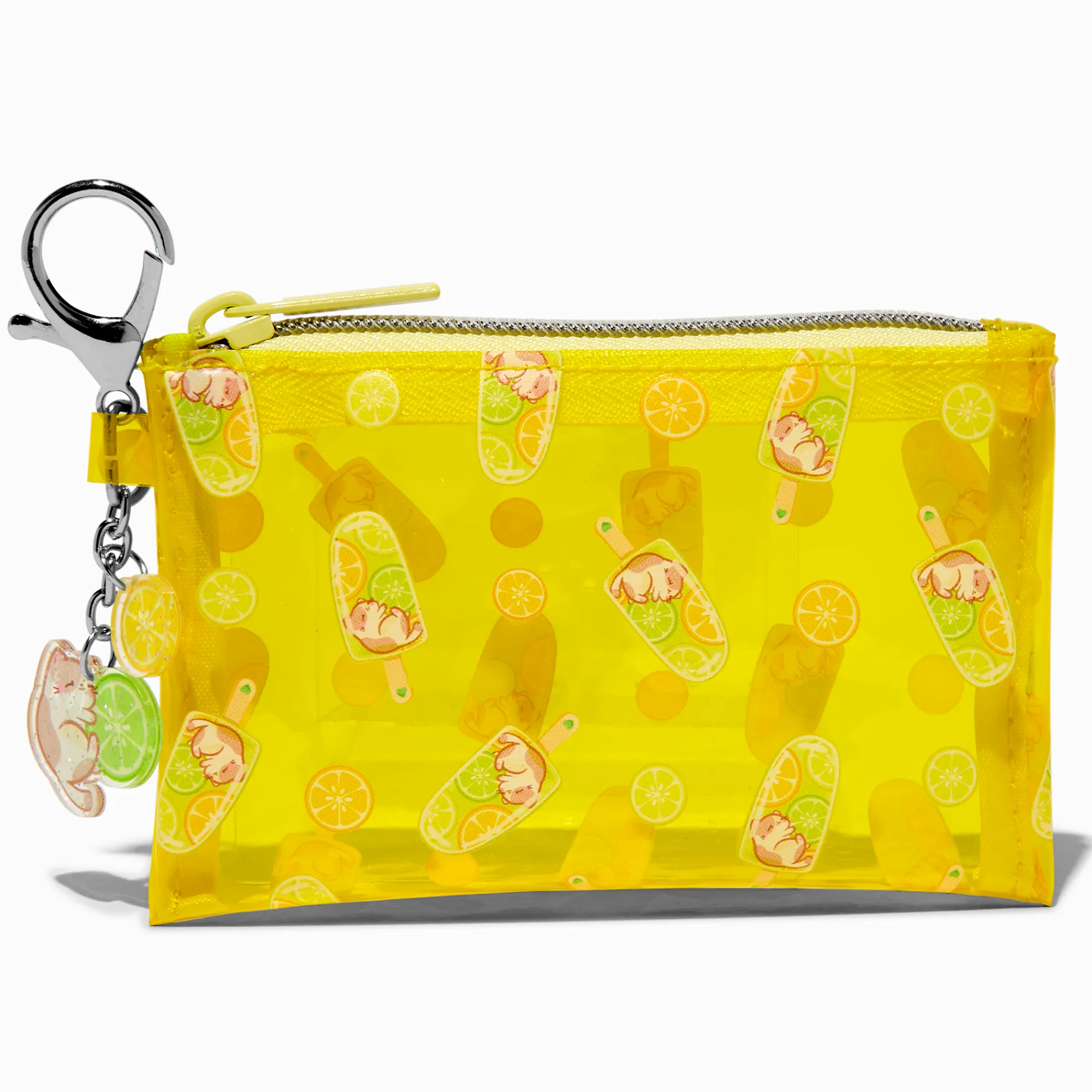 Claire's Porte-monnaies-Porte-monnaie supérette sucette jaune