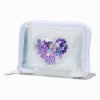 Claire's Portefeuilles-Porte-monnaie à zip sur tout le pourtour transparent cœur shaker