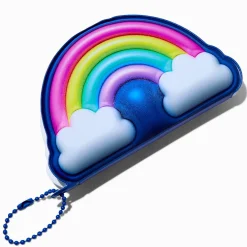 Claire's Porte-clés|Cahiers Et Journaux Intimes-Puffy Rainbow Mini Notebook Keyring