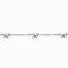 Claire's Clous D'oreilles|Colliers-Ras-de-cou couleur dorée en zircon cubique nœud en strass