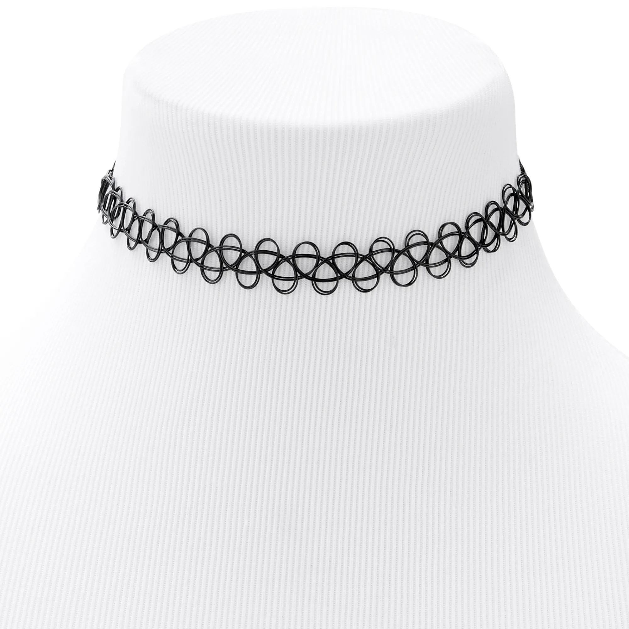 Claire's Colliers-Ras-de-cou effet tatouage — Noir