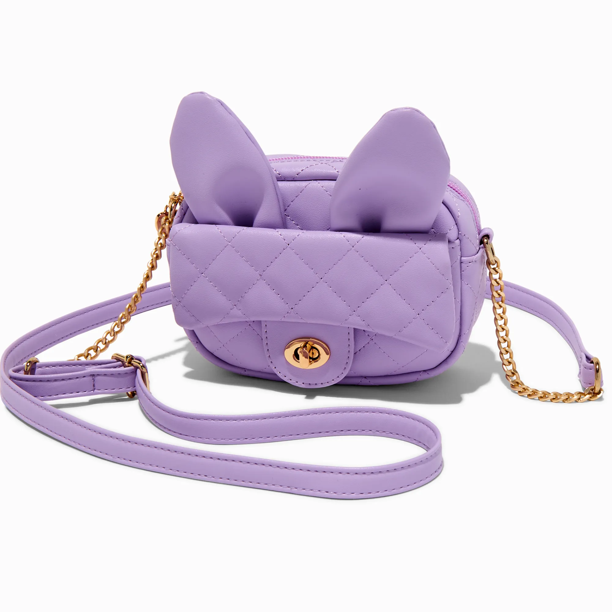 Claire's Sacs À Bandoulière-Sac à bandoulière oreilles de lapin violet Claire's Club