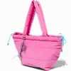Claire's Sacs À Main Et Sacs Cabas-Sac cabas bombé rose en nylon