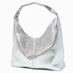 Claire's Sacs À Main Et Sacs Cabas-Sac cabas souple couleur argentée