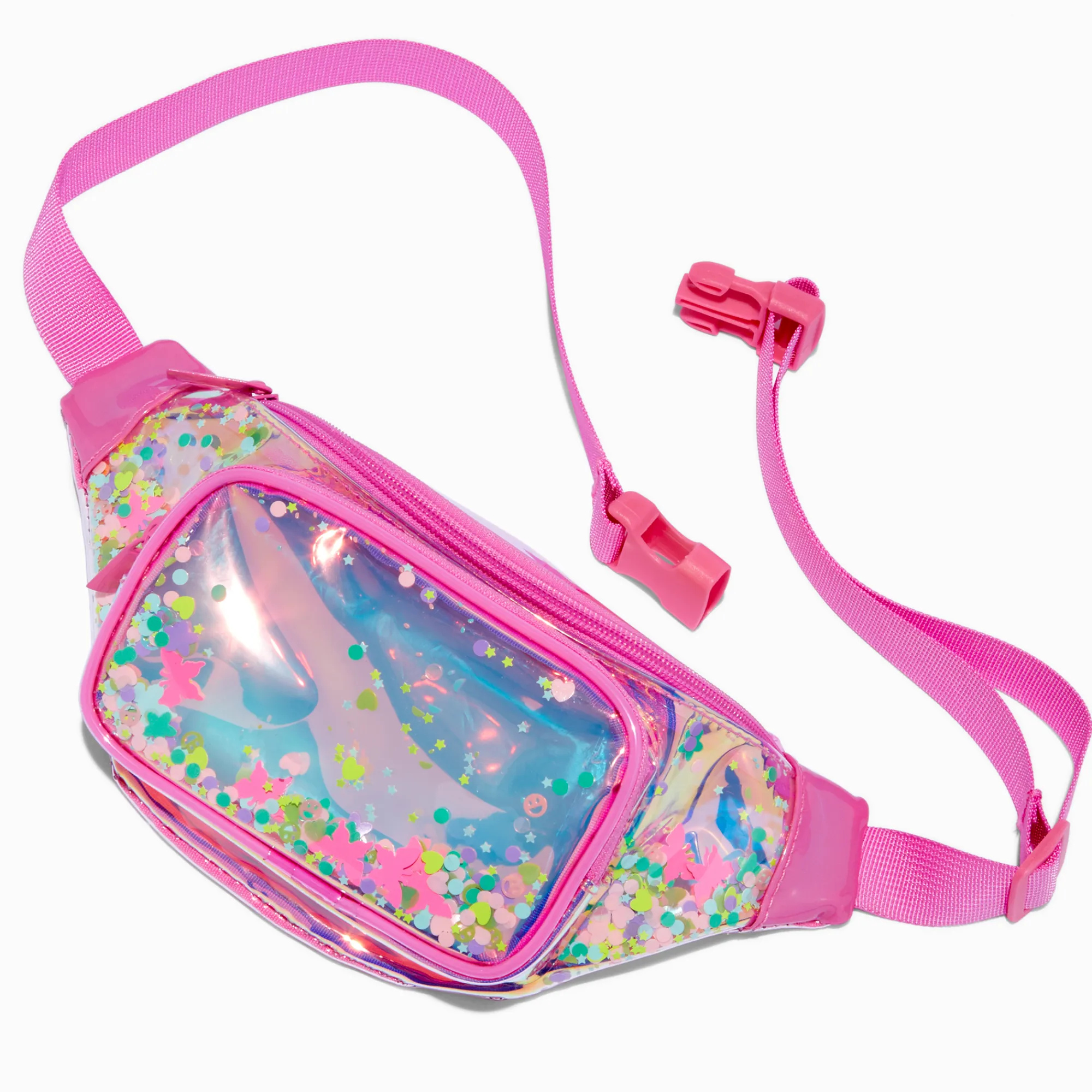 Claire's Sacs Banane-Sac ceinture shaker holographique transparent Claire's Club