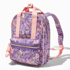 Claire's Sacs À Dos-Sac à dos floral violet Claire's Club