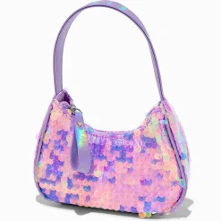 Claire's Sacs À Main Et Sacs Cabas-Sac porté épaule paillettes violettes Claire's Club