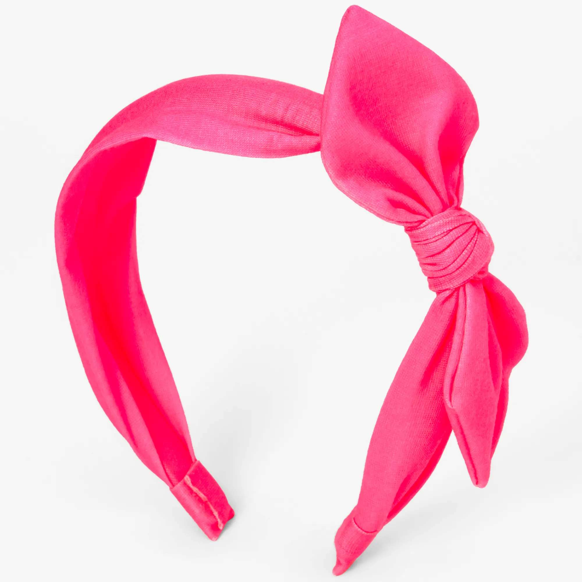 Claire's Bandeaux Et Serre-têtes-Serre-tête nœud rose vif Claire's Club