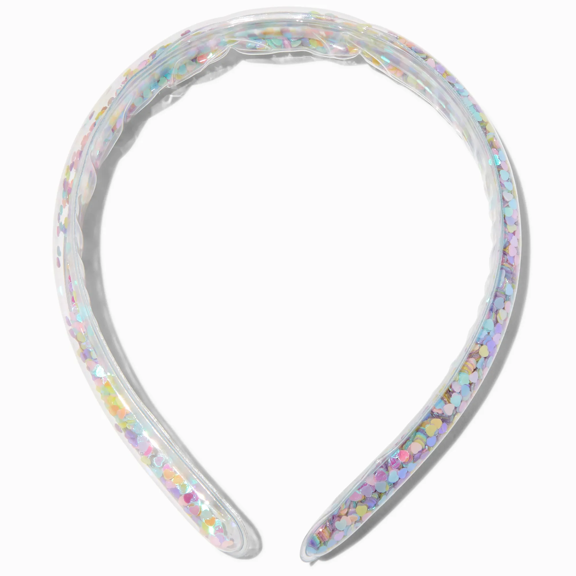 Claire's Bandeaux Et Serre-têtes-Serre-tête shaker cœur iridescent Claire's Club