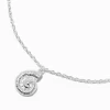 Claire's Colliers-Silver-tone Conch Shell Pendant Necklace