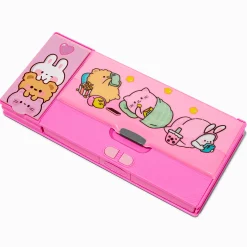Claire's Stylos Et Crayons|Trousses-Sleepover BFFs Compartment Pencil Case