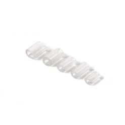 Claire's Bagues-Snuggies pour bagues - Transparent, lot de 5