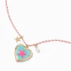 Claire's Colliers-Starfish Heart Locket Pendant Necklace
