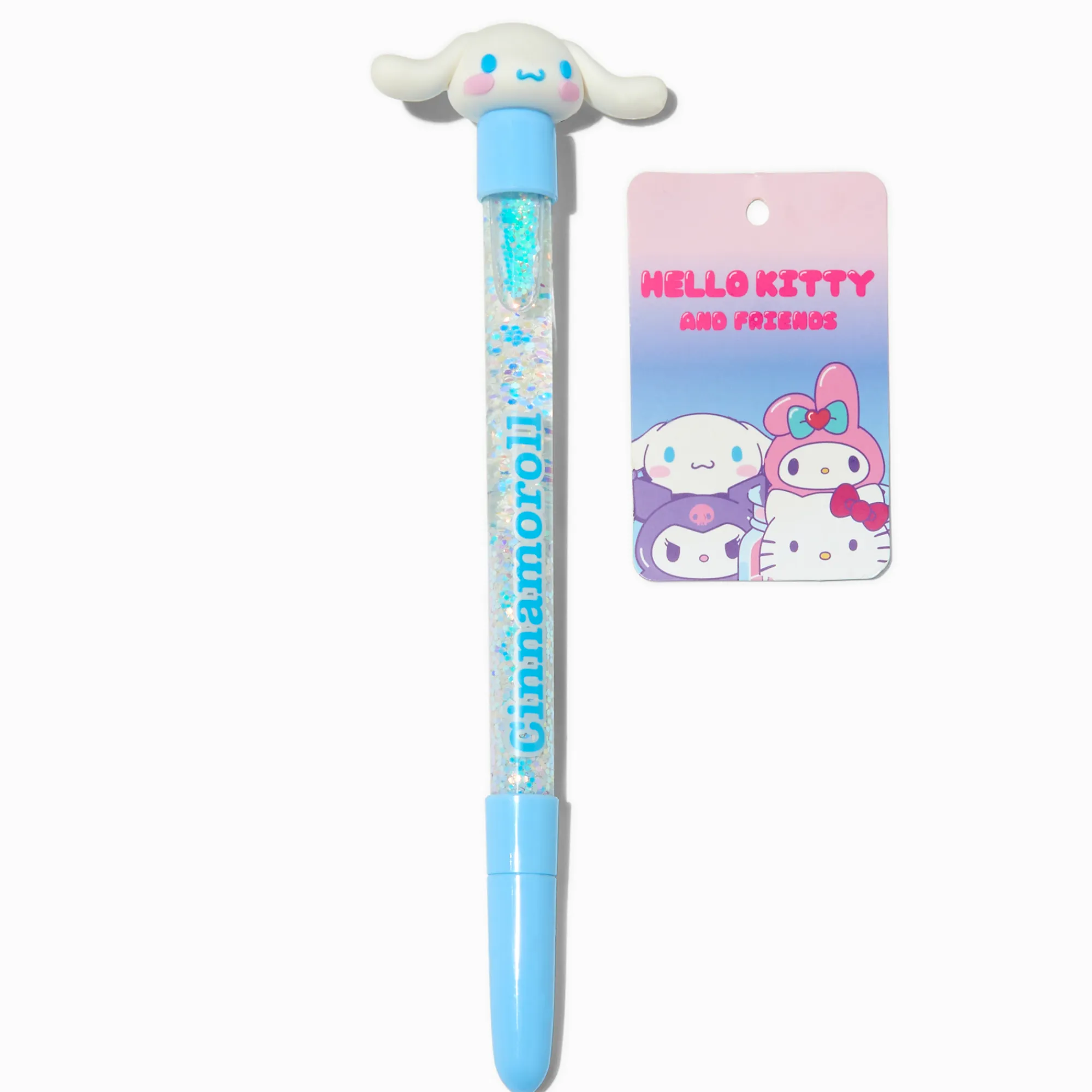 Claire's Stylos Et Crayons-Stylo bleu à paillettes Cinnamoroll™ Hello Kitty® And Friends